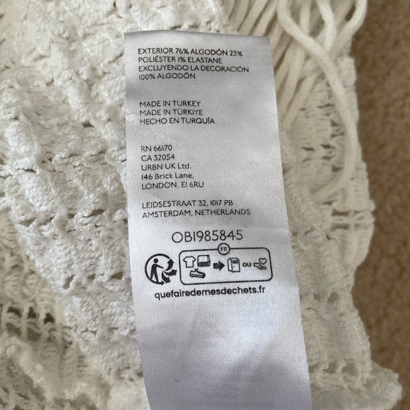 NWOT Anthropologie The Sierra Sleeveless Fringe Midi Dress Size L - Picture 11 of 11